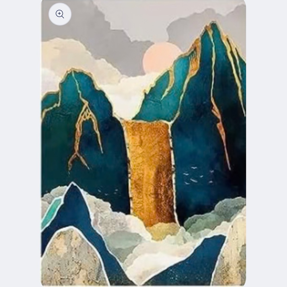 NWT Diamond Painting ZC030 Waterfall